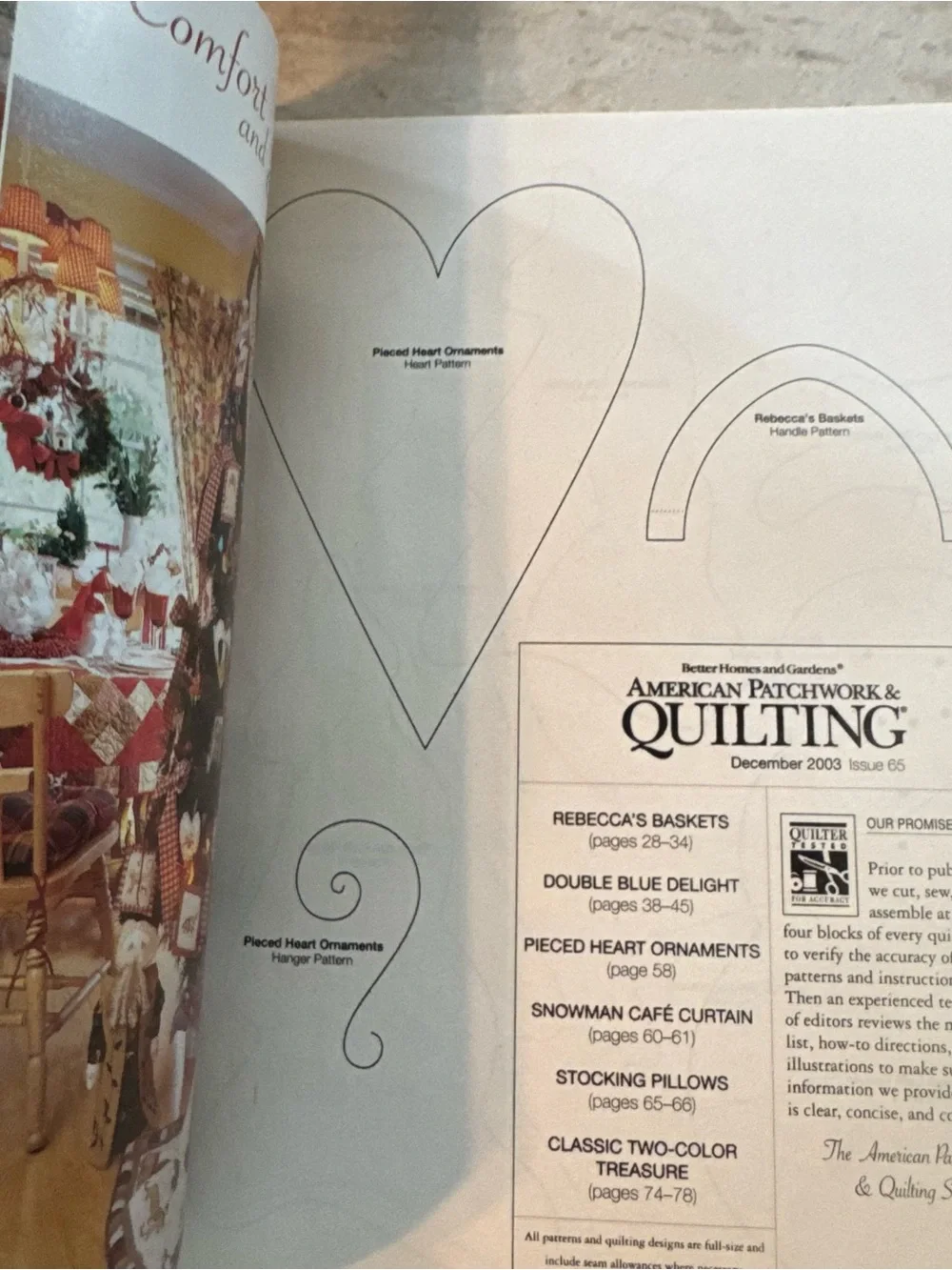 Better‎ Homes And Gardens American Patchwork & Quilting Vintage Dec 2003